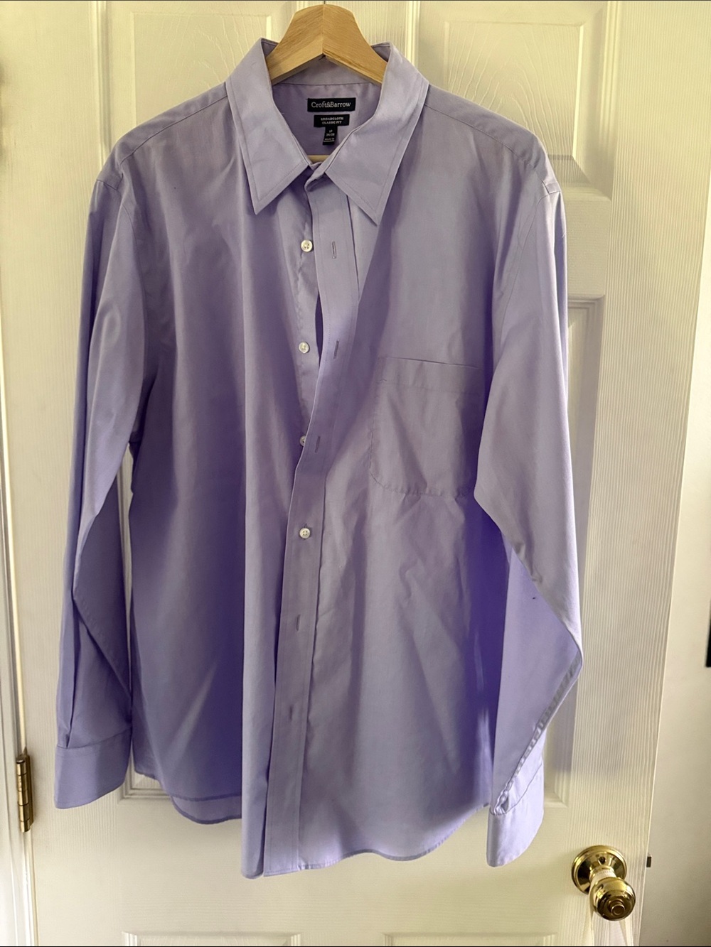 croft & barrow Men's Light Lavender Dress Shirt